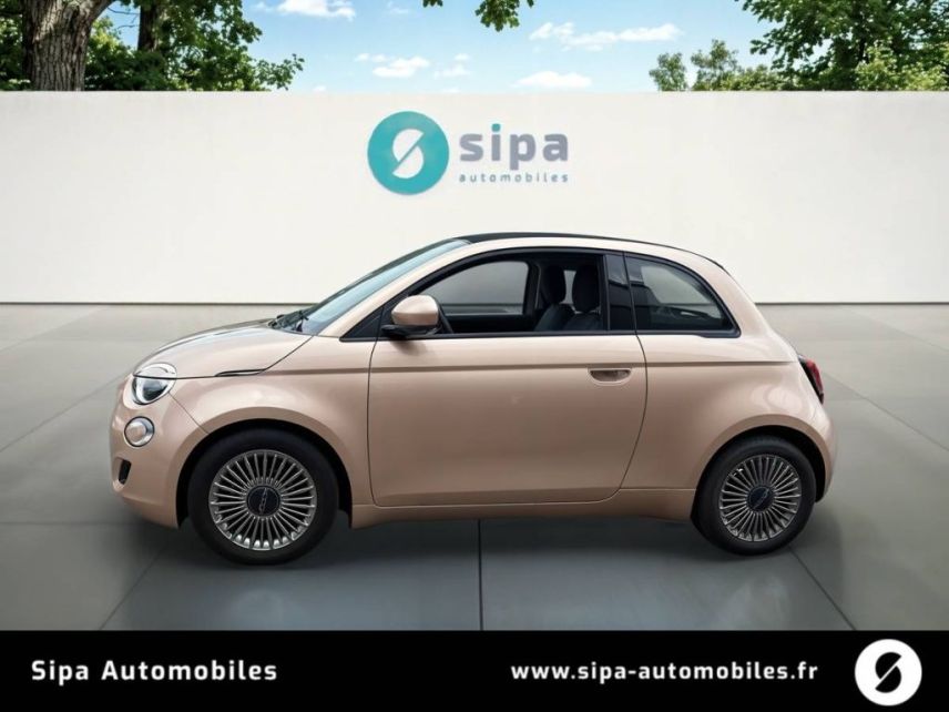 33260 : Hyundai Arcachon - Sipa Automobiles - FIAT 500e CABRIOLET Nouvelle 500 - 500 III ELECTRIQUE - Rose - Automate à fonct. Continu - Courant électrique
