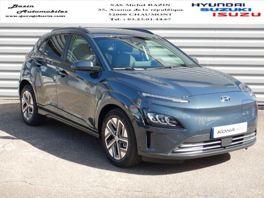 52000 : Hyundai Chaumont - Garage Michel Bazin - HYUNDAI Kona - Kona - Teal Métal - Traction - Electrique