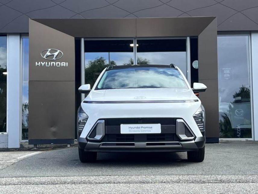 29000 : Hyundai Quimper - Iroise Automobiles - HYUNDAI Kona - Kona - Atlas White - Traction - Hybride : Essence/Electrique