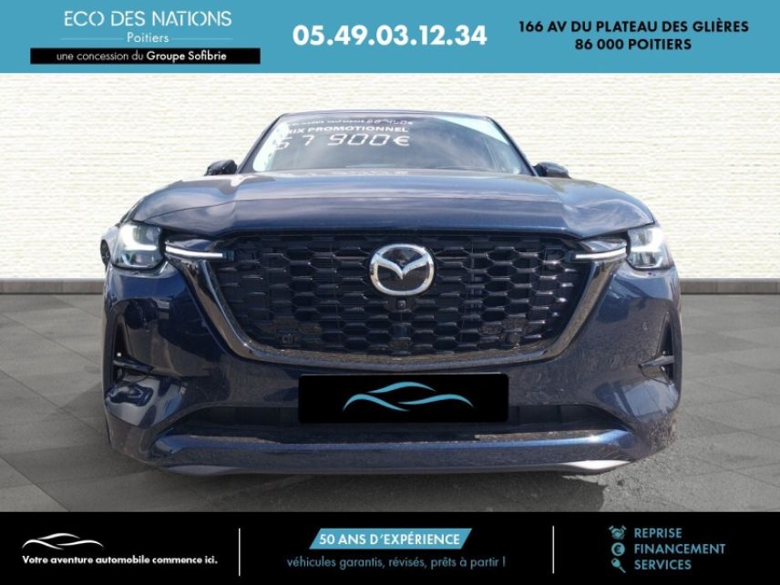 86000 : Hyundai Poitiers - Eco des Nations - MAZDA CX-60 - CX-60 - Bleu - Transmission intégrale - Hybride rechargeable : Essence/Electrique