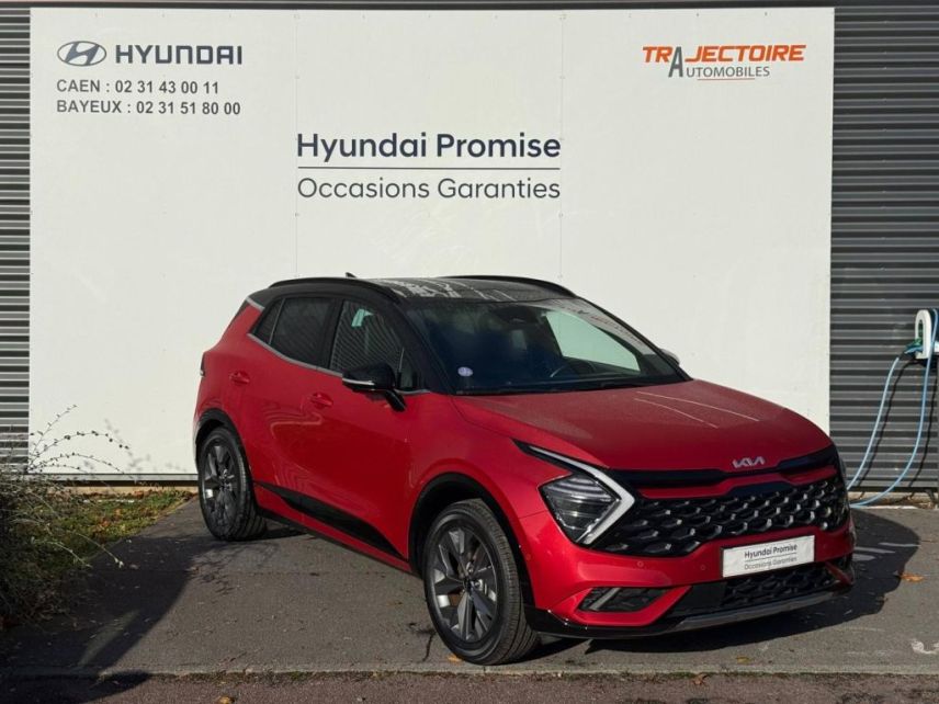 14100 : Hyundai Lisieux - Trajectoire Automobiles - KIA Sportage - Sportage - Rouge Rubis métallisé/Toit noir - Traction - Hybride : Essence/Electrique
