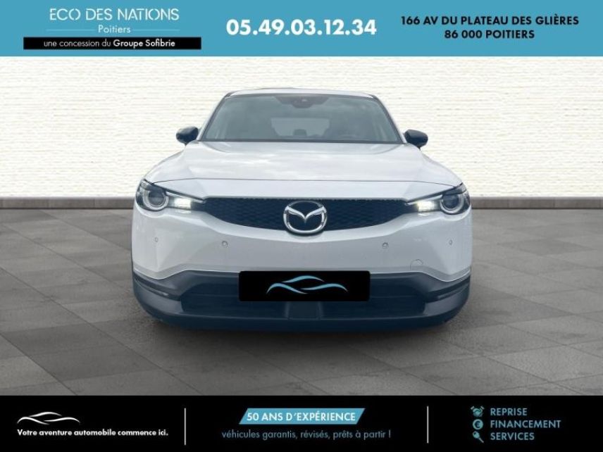 86000 : Hyundai Poitiers - Eco des Nations - MAZDA MX-30 - MX-30 - Blanc - Traction - Electrique