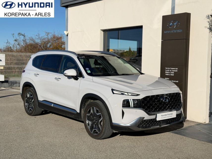 13200 : HYUNDAI Arles - Lexa Automobile - HYUNDAI SANTA FE Executive - SANTA FE IV - Blanc - Boîte automatique - Essence / Courant électrique