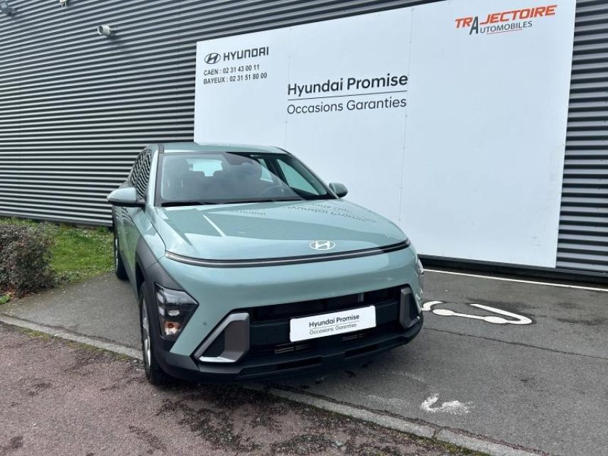 14100 : Hyundai Lisieux - Trajectoire Automobiles - HYUNDAI Kona - Kona - Vert - Traction - Essence