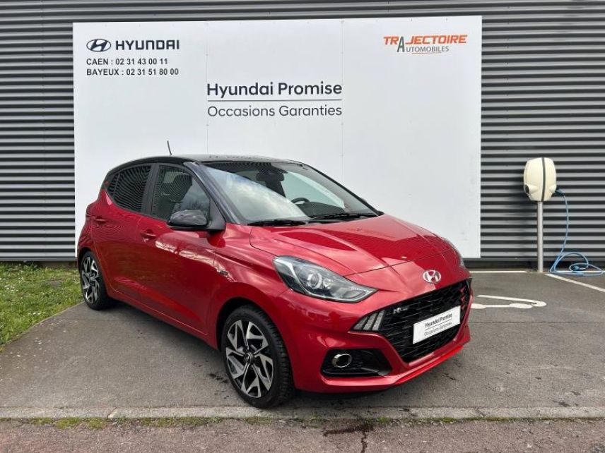 14100 : Hyundai Lisieux - Trajectoire Automobiles - HYUNDAI i10 - i10 - Dragon Red Métal - Traction - Essence