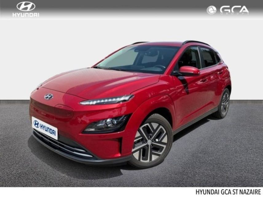 44600 : Hyundai Saint-Nazaire - Pacific Cars - HYUNDAI Kona - Kona - Sunset Red Métal - Traction - Electrique
