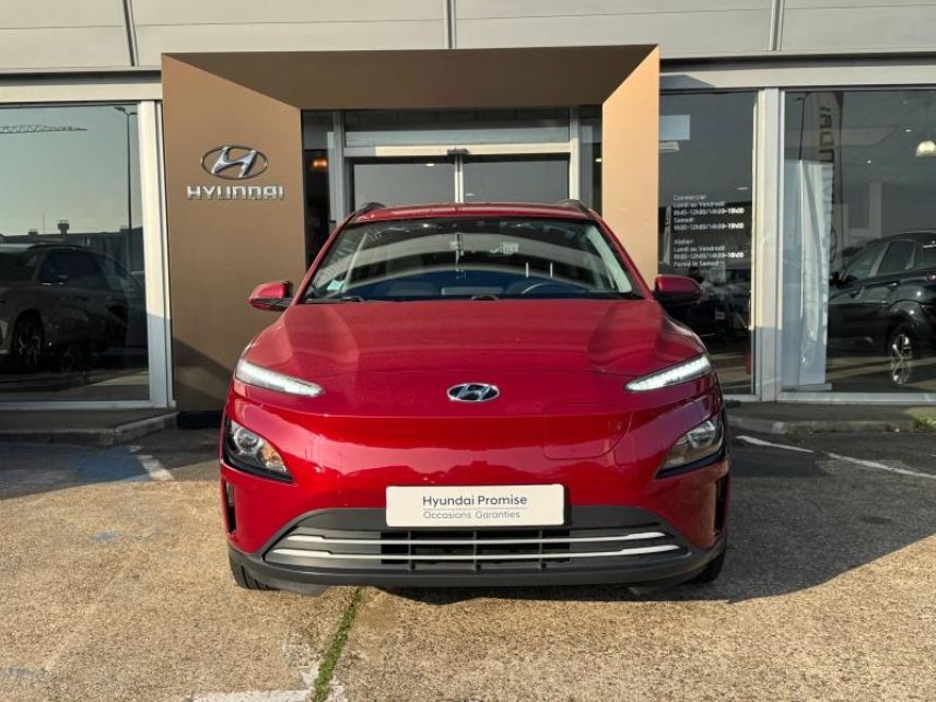 72100 : Hyundai Le Mans - GCA LE MANS - HYUNDAI Kona - Kona - Sunset Red Métal - Traction - Electrique