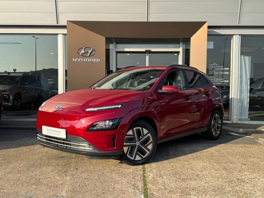 72100 : Hyundai Le Mans - GCA LE MANS - HYUNDAI Kona - Kona - Sunset Red Métal - Traction - Electrique