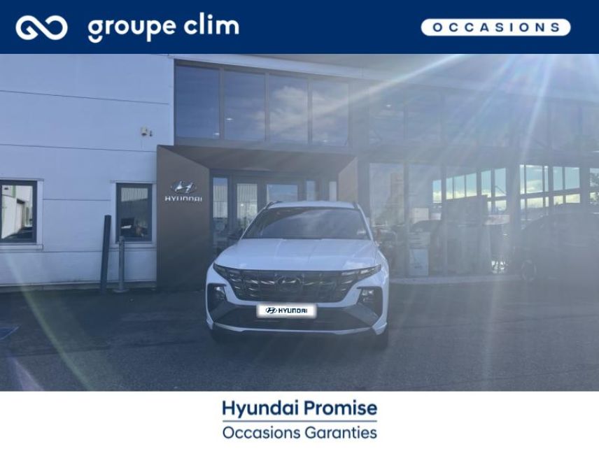 65000 : Hyundai Tarbes i-AUTO - HYUNDAI Tucson - Tucson - Serenity White Métal - Transmission intégrale - Hybride rechargeable : Essence/Electrique