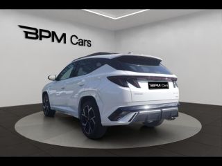 92250 : Hyundai La Garenne-Colombes - BPM Cars - HYUNDAI Tucson - Tucson - Serenity White Métal/Toit/rétros Black - Traction - Hybride : Essence/Electrique