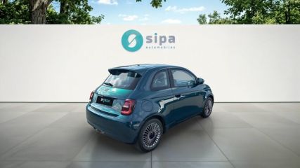 33140 : Hyundai Bordeaux Sud Villenave d'Ornon - Sipa Automobiles - FIAT 500e BERLINE MY22 SERIE 1 STEP 2 Icône - 500 III ELECTRIQUE - Ocean Green - Automate à fonct. Continu - Courant électrique