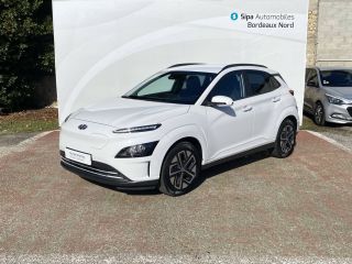 33110 : Hyundai Bordeaux Nord Le Bouscat - Sipa Automobiles - HYUNDAI KONA ELECTRIC Intuitive - KONA ELECTRIC (12/2020) - Blanc - Automate à fonct. Continu - Courant électrique