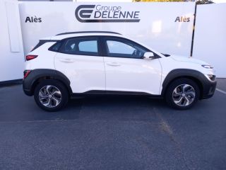 30100 : Hyundai Alès - Auto Hall - HYUNDAI KONA HYBRID Initia - KONA - Blanc - Automate sequentiel - Essence / Courant électrique