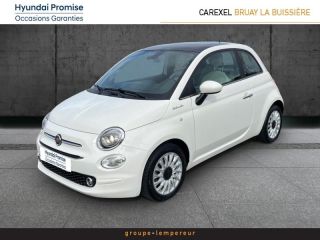 62700 : Hyundai Bruay-La-Buissière - Groupe Lempereur - FIAT 500 - 500 - Bossa Nova White Pastel - Traction - Essence/Micro-Hybride