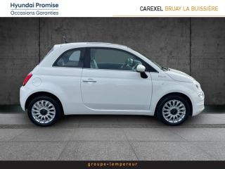 62700 : Hyundai Bruay-La-Buissière - Groupe Lempereur - FIAT 500 - 500 - Bossa Nova White Pastel - Traction - Essence/Micro-Hybride