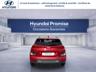 29200 : Hyundai Brest - Iroise Automobiles - HYUNDAI Kona - Kona - Sunset Red Métal - Traction - Electrique