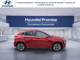 29200 : Hyundai Brest - Iroise Automobiles - HYUNDAI Kona - Kona - Sunset Red Métal - Traction - Electrique