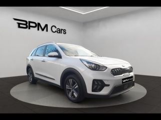 92250 : Hyundai La Garenne-Colombes - BPM Cars - KIA Niro - Niro - Blanc Nacre - Traction - Hybride rechargeable : Essence/Electrique