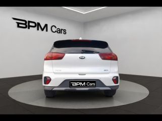 92250 : Hyundai La Garenne-Colombes - BPM Cars - KIA Niro - Niro - Blanc Nacre - Traction - Hybride rechargeable : Essence/Electrique