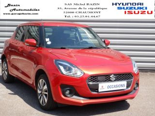 52000 : Hyundai Chaumont - Garage Michel Bazin - SUZUKI Swift - Swift - Burning Red Pearl - Transmission intégrale - Essence/Micro-Hybride