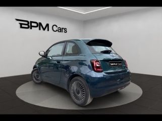 75013 : Hyundai Paris 13 - BPM Cars - FIAT 500 - 500 - Ocean Green métal - Traction - Electrique