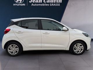 06130 : Hyundai Grasse - Garage Jean Cauvin - HYUNDAI i10 Intuitive - i10 III - Blanc - Boîte automatisée - Essence sans plomb