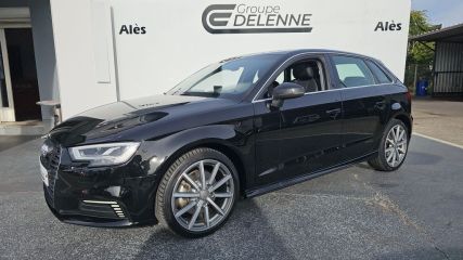 30100 : Hyundai Alès - Auto Hall - AUDI A3 SPORTBACK Design Luxe - A3 III - Noir - Boîte séquentielle - Essence / Courant électrique