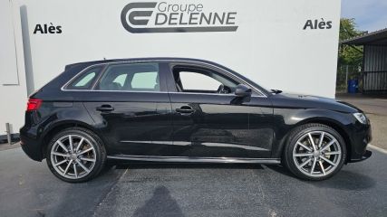 30100 : Hyundai Alès - Auto Hall - AUDI A3 SPORTBACK Design Luxe - A3 III - Noir - Boîte séquentielle - Essence / Courant électrique