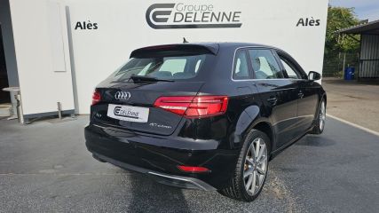 30100 : Hyundai Alès - Auto Hall - AUDI A3 SPORTBACK Design Luxe - A3 III - Noir - Boîte séquentielle - Essence / Courant électrique