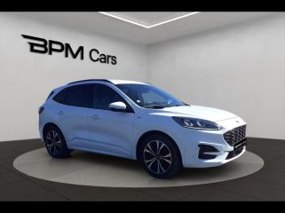 18230 : Hyundai Bourges - BPM Cars - FORD Kuga - Kuga - Blanc Glacier - Traction - Hybride : Essence/Electrique