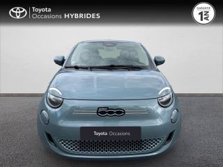 50000 : Hyundai Saint-Lô - GCA - FIAT 500 - 500 - Celestial Blue tri-couche - Traction - Electrique