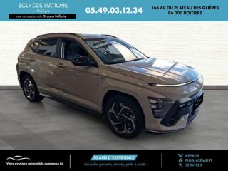 86000 : Hyundai Poitiers - Eco des Nations - HYUNDAI Kona - Kona - Cyber Gray métallisé - Traction - Hybride : Essence/Electrique