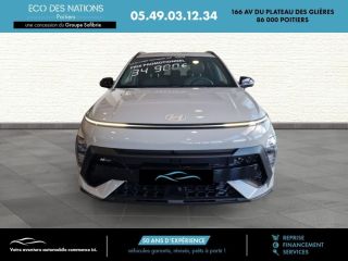 86000 : Hyundai Poitiers - Eco des Nations - HYUNDAI Kona - Kona - Cyber Gray métallisé - Traction - Hybride : Essence/Electrique