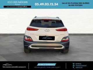 86000 : Hyundai Poitiers - Eco des Nations - HYUNDAI Kona - Kona - Blanc - Traction - Hybride : Essence/Electrique