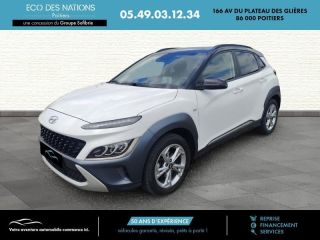86000 : Hyundai Poitiers - Eco des Nations - HYUNDAI Kona - Kona - Blanc - Traction - Diesel/Micro-Hybride