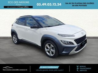 86000 : Hyundai Poitiers - Eco des Nations - HYUNDAI Kona - Kona - Blanc - Traction - Diesel/Micro-Hybride