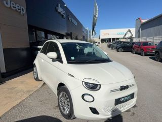 04100 : Hyundai Manosque - Pedinielli - FIAT 500e BERLINE MY22 SERIE 1 STEP 2 Action Plus - 500 III ELECTRIQUE - Blanc - Automate à fonct. Continu - Courant électrique