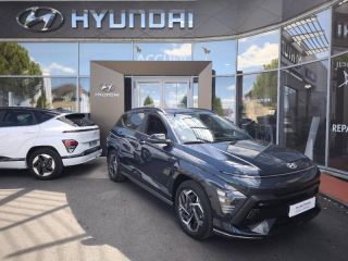 19100 : Hyundai Brive-la-Gaillarde - Garage Pouget - HYUNDAI Kona - Kona - Denim Blue perlé métallisé - Traction - Hybride : Essence/Electrique