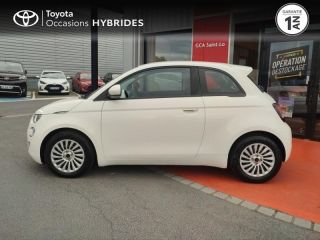 50000 : Hyundai Saint-Lô - GCA - FIAT 500 - 500 - Blanche - Traction - Electrique
