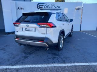 30100 : Hyundai Alès - Auto Hall - TOYOTA RAV4 HYBRIDE MY20 Lounge - RAV4 V - Blanc - Automate à fonct. Continu - Essence / Courant électrique