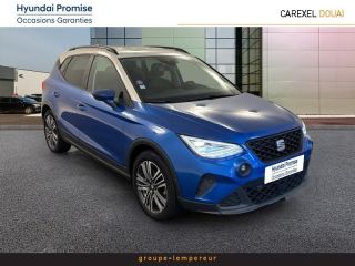 59187 : Hyundai Douai - Groupe Lempereur - SEAT Arona - Arona - Bleu Asphalte Métal/Toit Blanc Candy - Traction - Essence