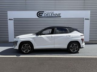 30100 : Hyundai Alès - Auto Hall - HYUNDAI KONA N Line Executive - KONA II - Blanc - Automate sequentiel - Essence / Courant électrique