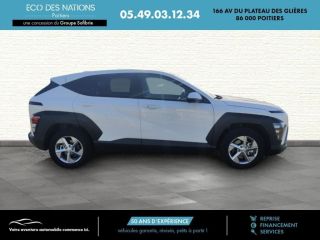 86000 : Hyundai Poitiers - Eco des Nations - HYUNDAI Kona - Kona - Atlas White - Traction - Hybride : Essence/Electrique