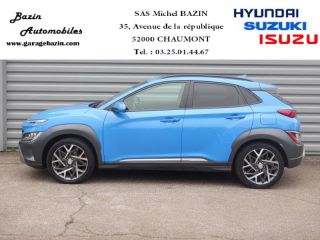 52000 : Hyundai Chaumont - Garage Michel Bazin - HYUNDAI Kona - Kona - Bleu - Traction - Hybride : Essence/Electrique