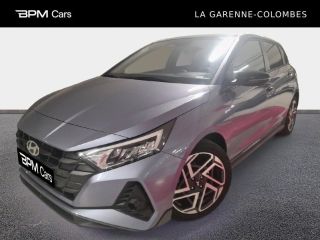 92250 : Hyundai La Garenne-Colombes - BPM Cars - HYUNDAI i20 - i20 - Meta Blue Métal/Toit+rétros Black - Traction - Essence