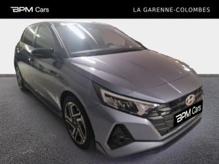 92250 : Hyundai La Garenne-Colombes - BPM Cars - HYUNDAI i20 - i20 - Meta Blue Métal/Toit+rétros Black - Traction - Essence