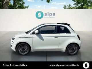 31200 : Hyundai TOULOUSE NORD - AUTO NORD - FIAT 500e CABRIOLET Nouvelle 500 - 500 III ELECTRIQUE - Blanc - Automate à fonct. Continu - Courant électrique