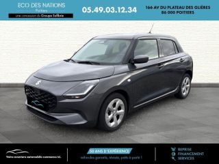 86000 : Hyundai Poitiers - Eco des Nations - SUZUKI Swift - Swift - Mineral Gray Metal - Traction - Essence/Micro-Hybride