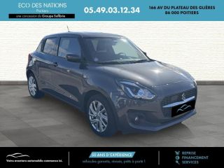 86000 : Hyundai Poitiers - Eco des Nations - SUZUKI Swift - Swift - Gris fonce - Traction - Essence/Micro-Hybride