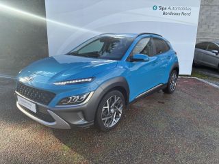 33110 : Hyundai Bordeaux Nord Le Bouscat - Sipa Automobiles - HYUNDAI KONA HYBRID Creative - KONA HYBRID (10/2020) - BLEU CLAIR - Automate sequentiel - Essence / Courant électrique